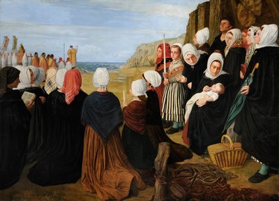 Blessing of the Sea by Alphonse Legros